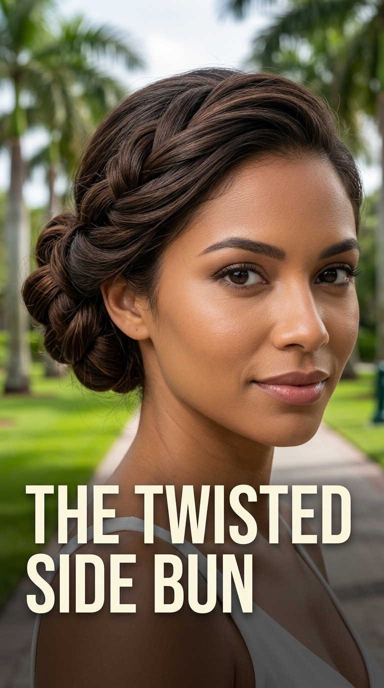 The Twisted Side Bun