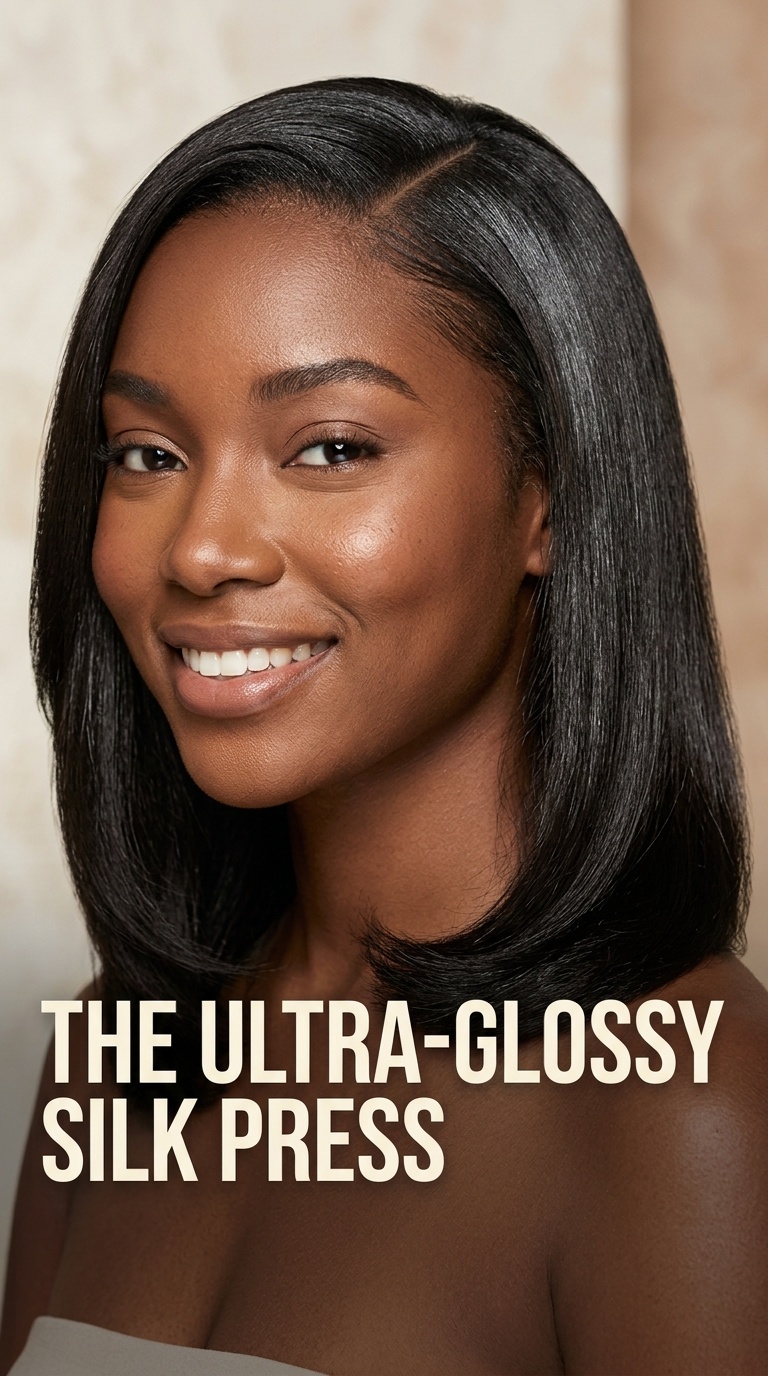The Ultra-Glossy Silk Press
