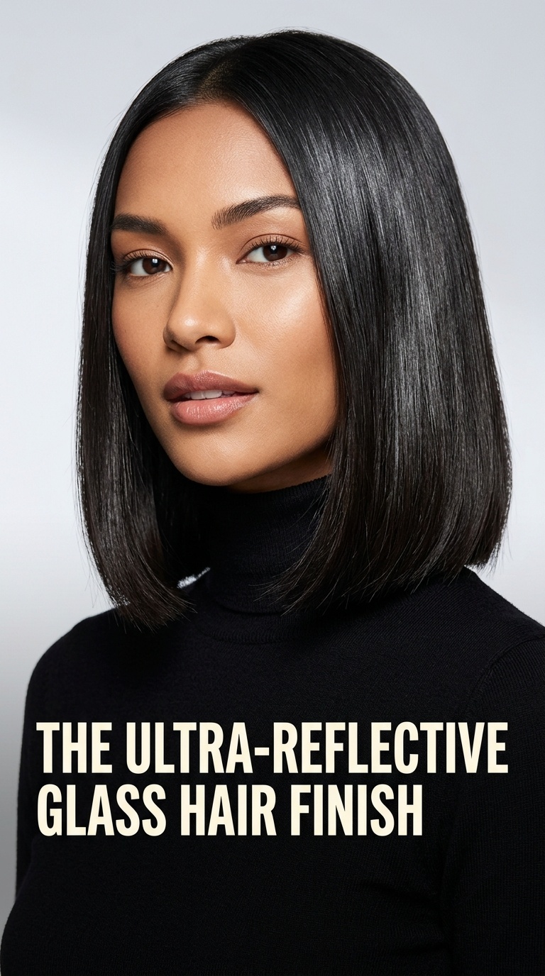 The Ultra-Reflective Glass Hair Finish