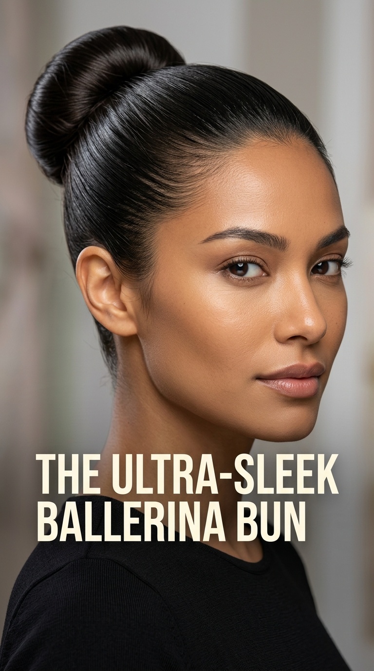 The Ultra-Sleek Ballerina Bun