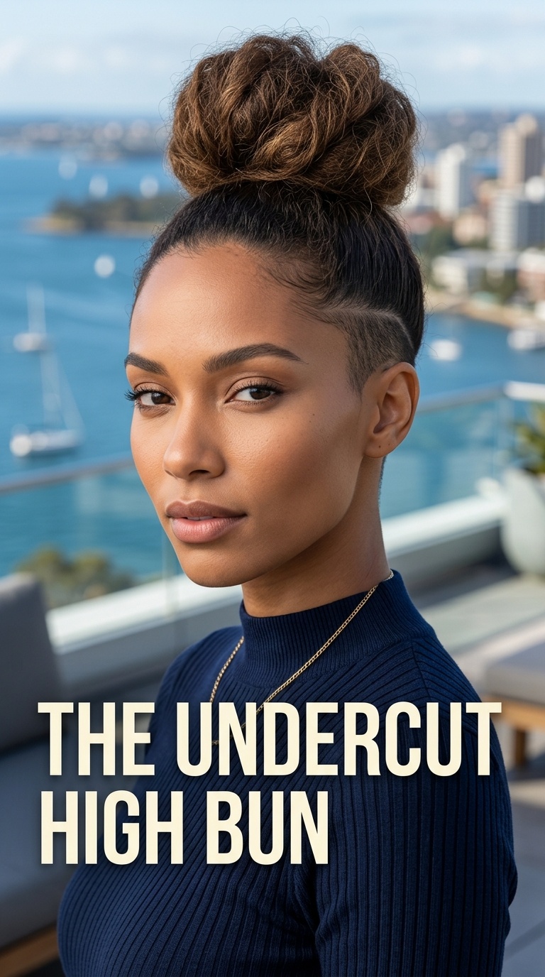 The Undercut High Bun