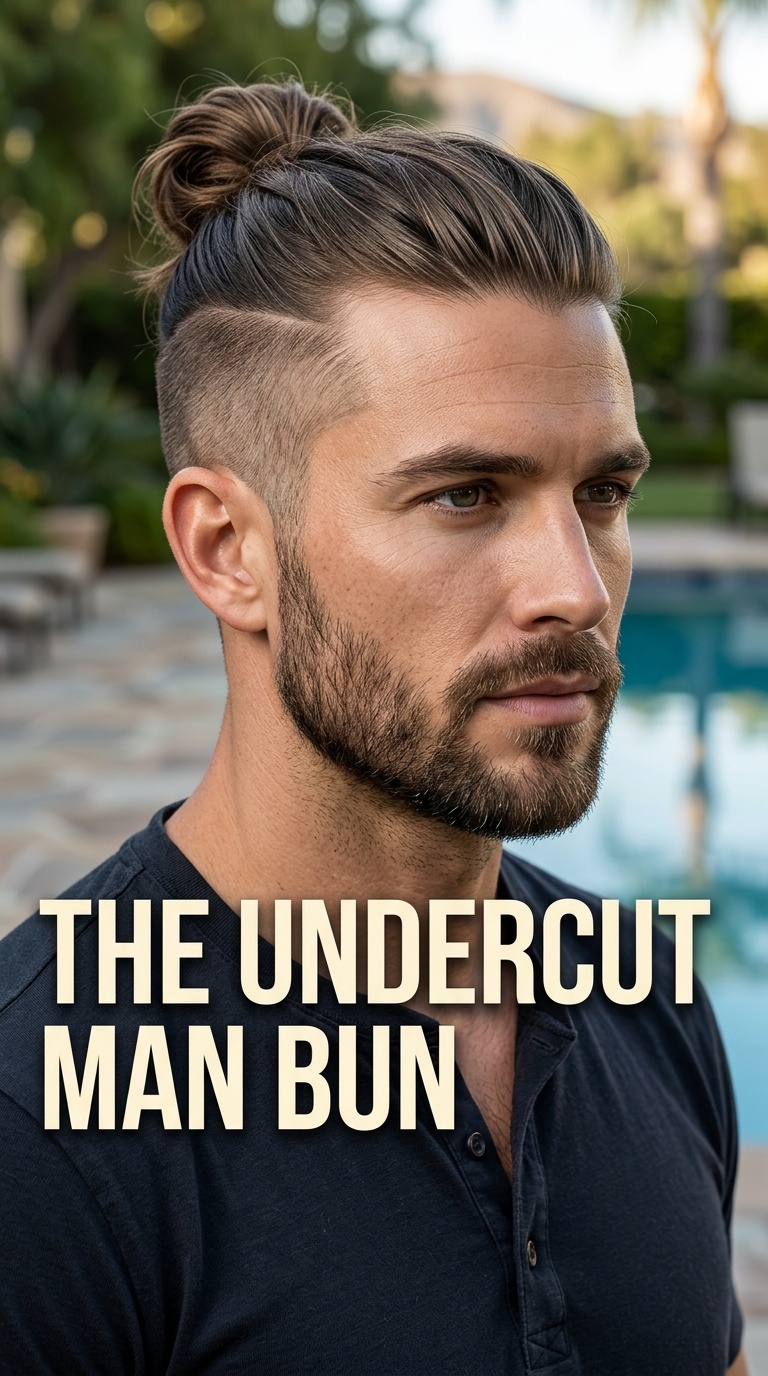 The Undercut Man Bun