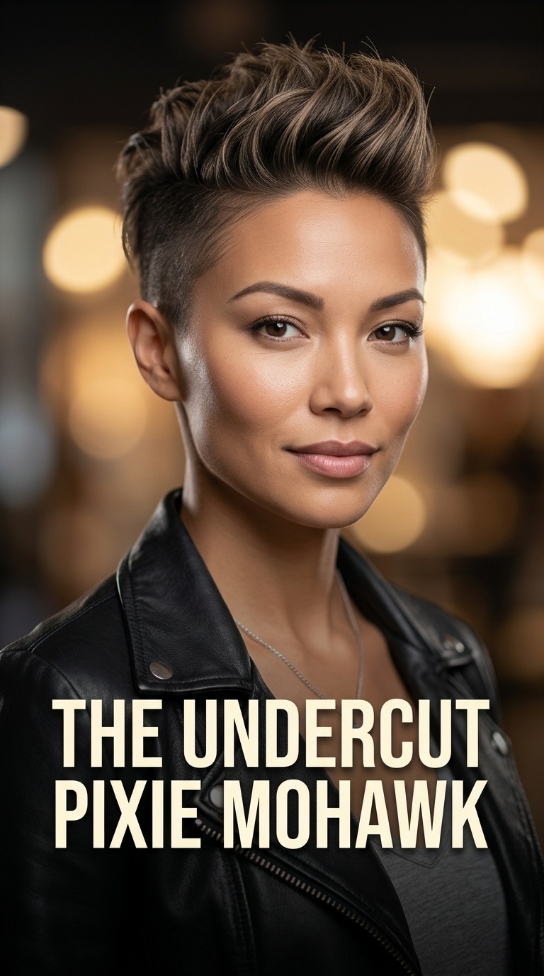 The Undercut Pixie Mohawk