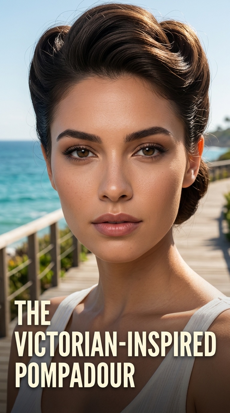 The Victorian-Inspired Pompadour