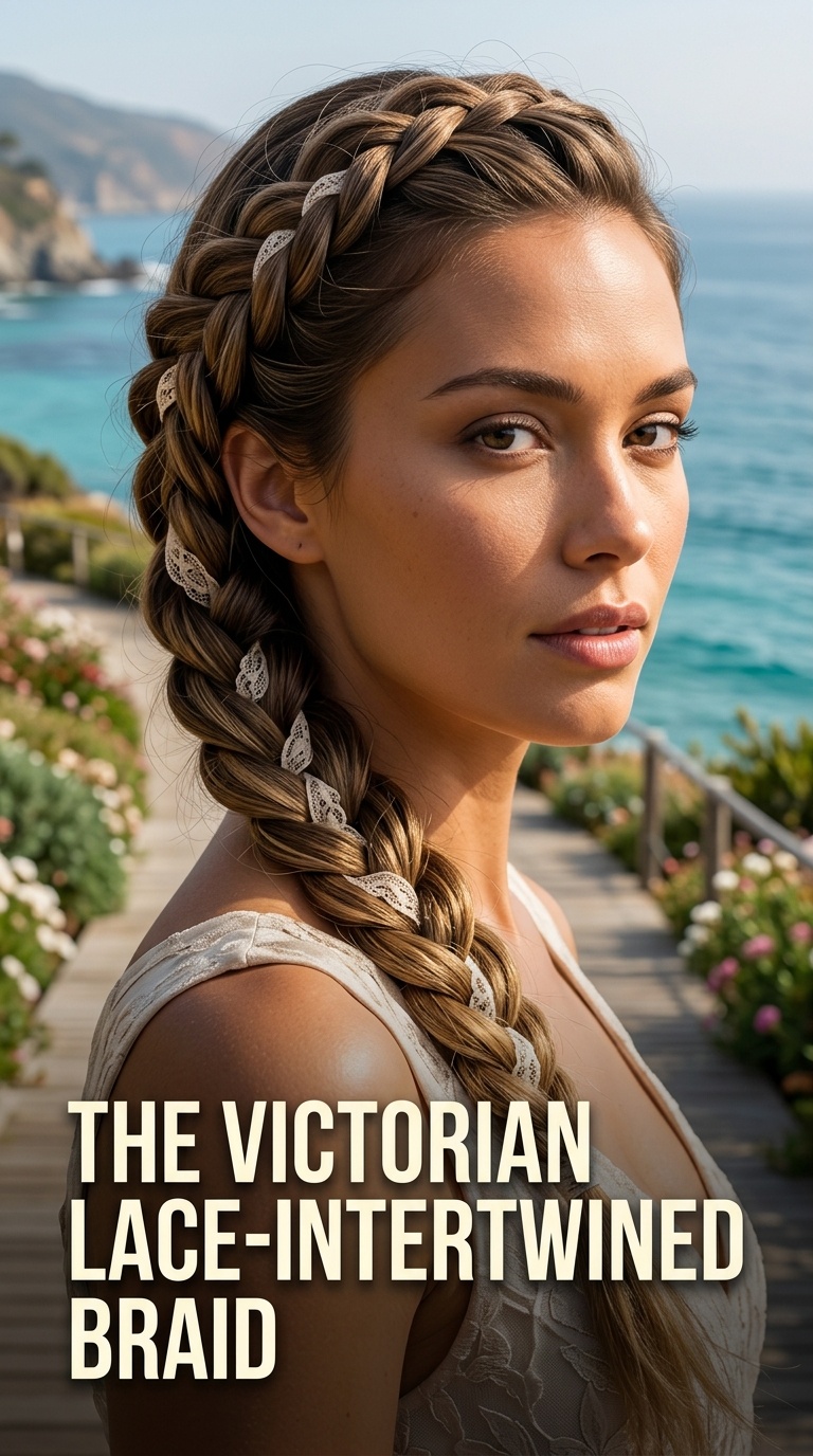 The Victorian Lace-Intertwined Braid