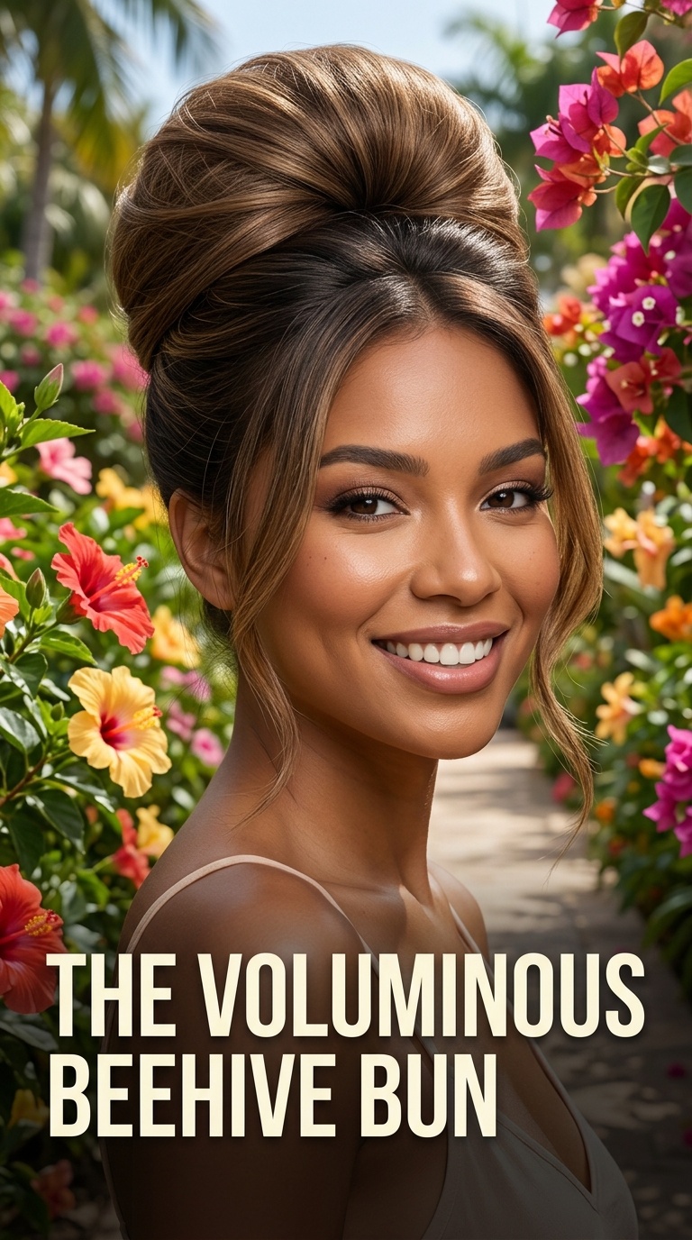 The Voluminous Beehive Bun