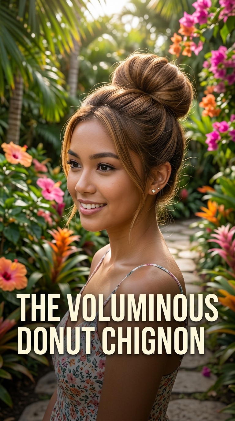 The Voluminous Donut Chignon