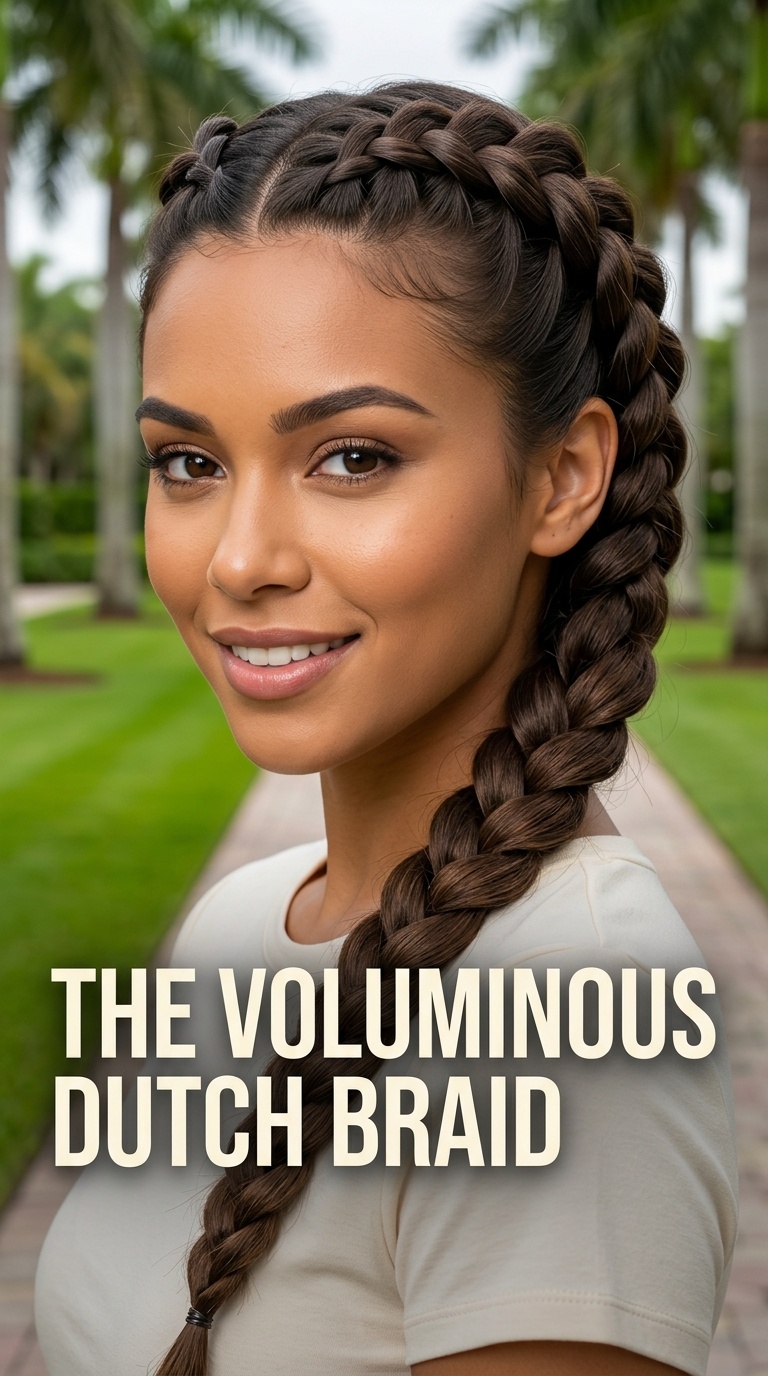 The Voluminous Dutch Braid