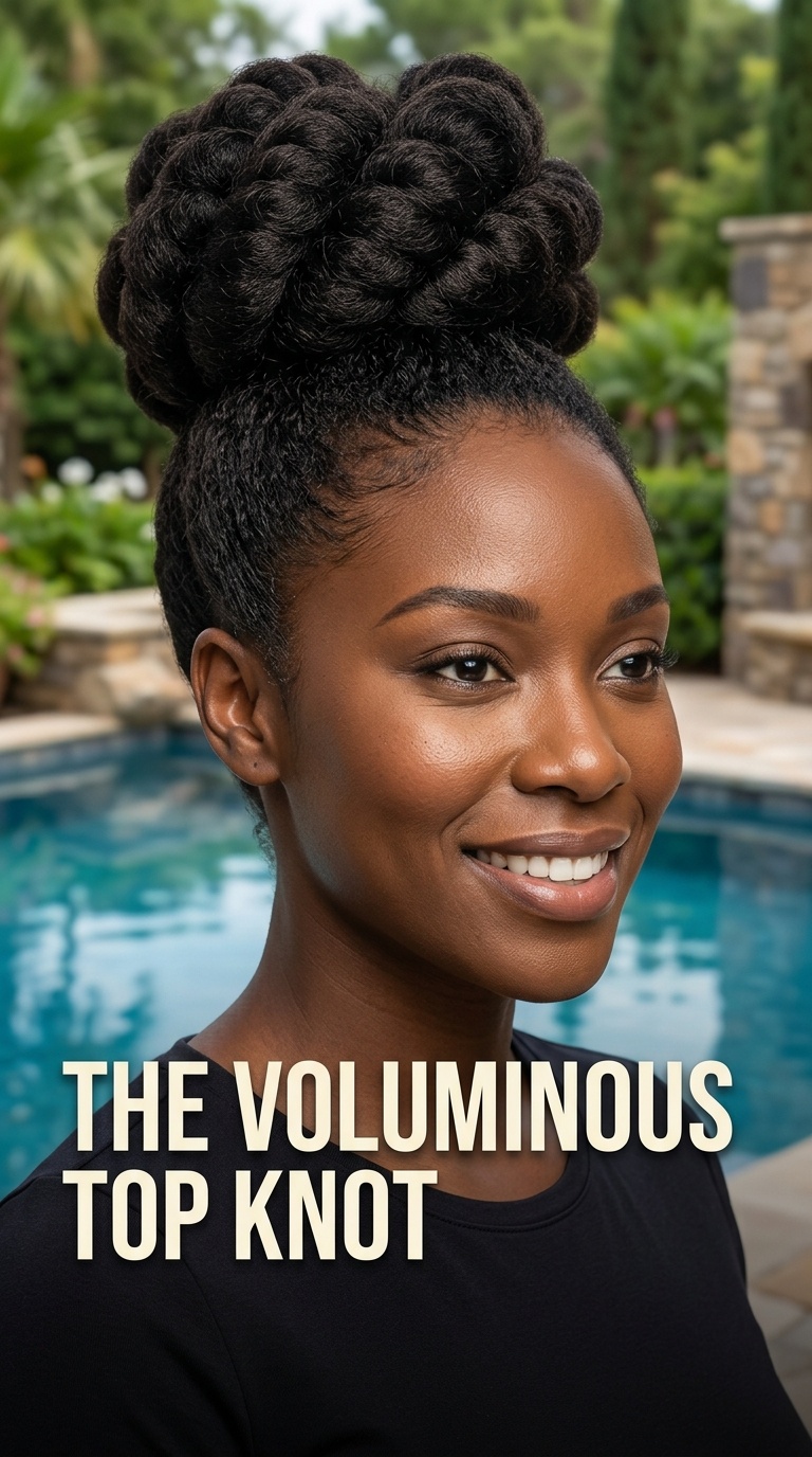 The Voluminous Top Knot