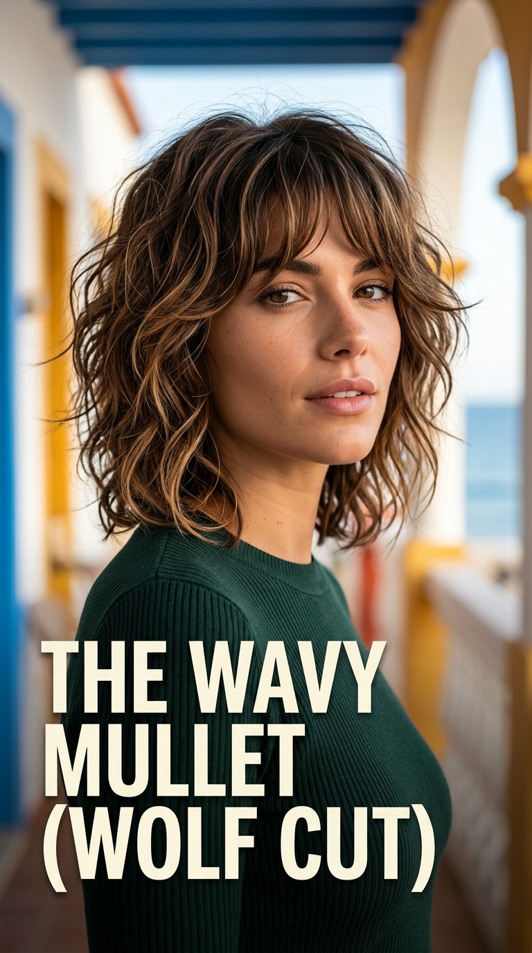 The Wavy Mullet (Wolf Cut)