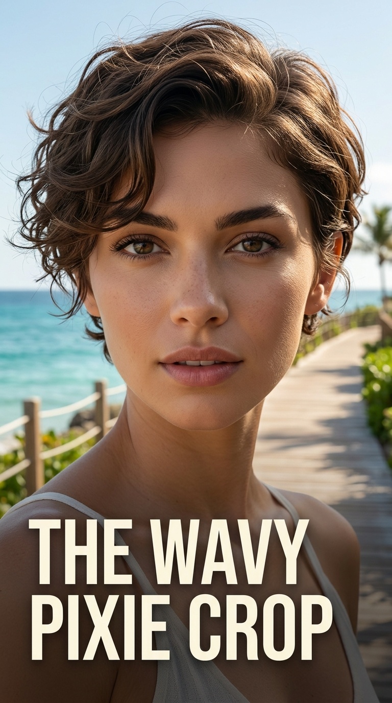 The Wavy Pixie Crop