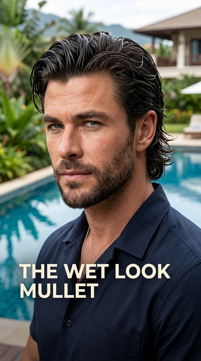 The Wet Look Mullet