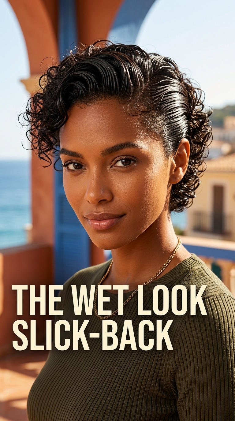 The Wet Look Slick-Back