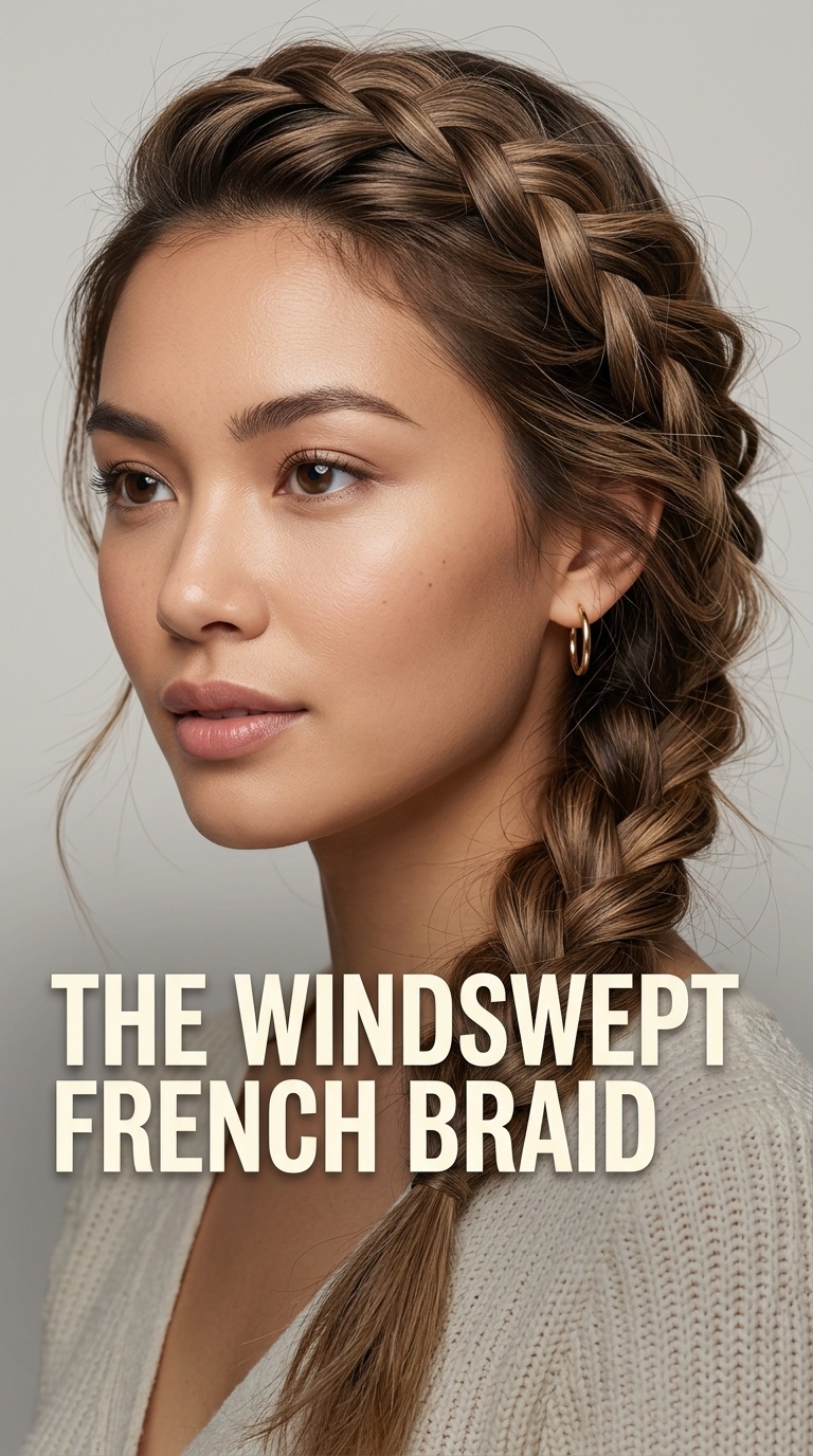 The Windswept French Braid