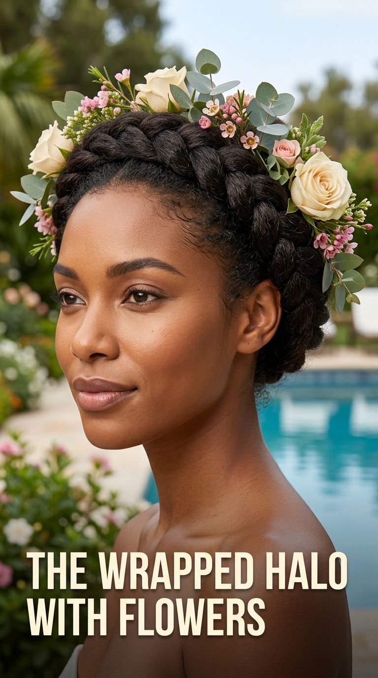 The Wrapped Halo with Flowers