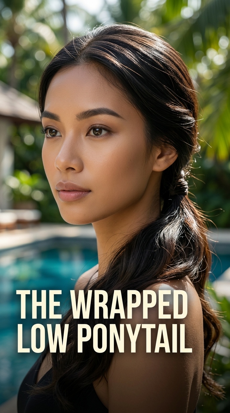 The Wrapped Low Ponytail