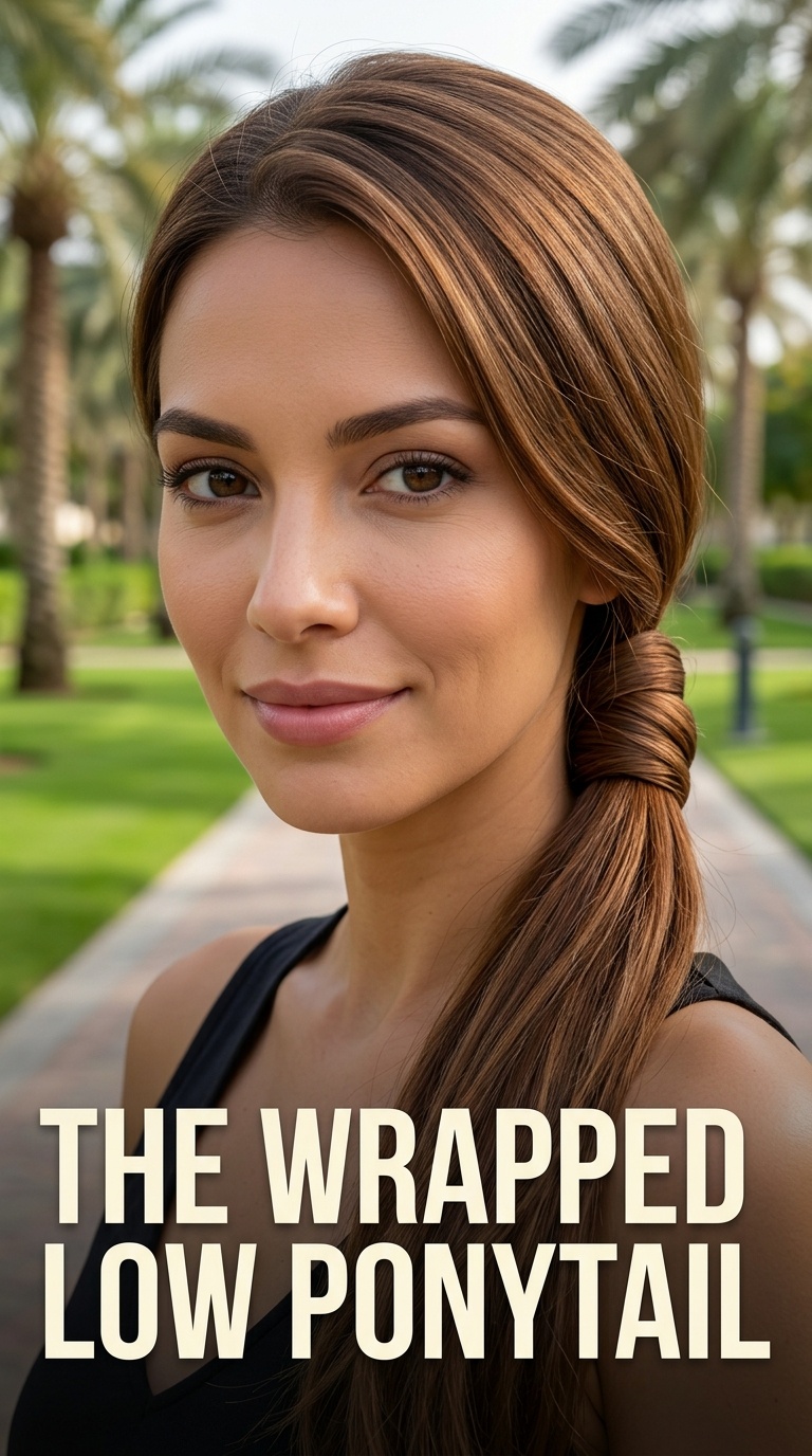 The Wrapped Low Ponytail