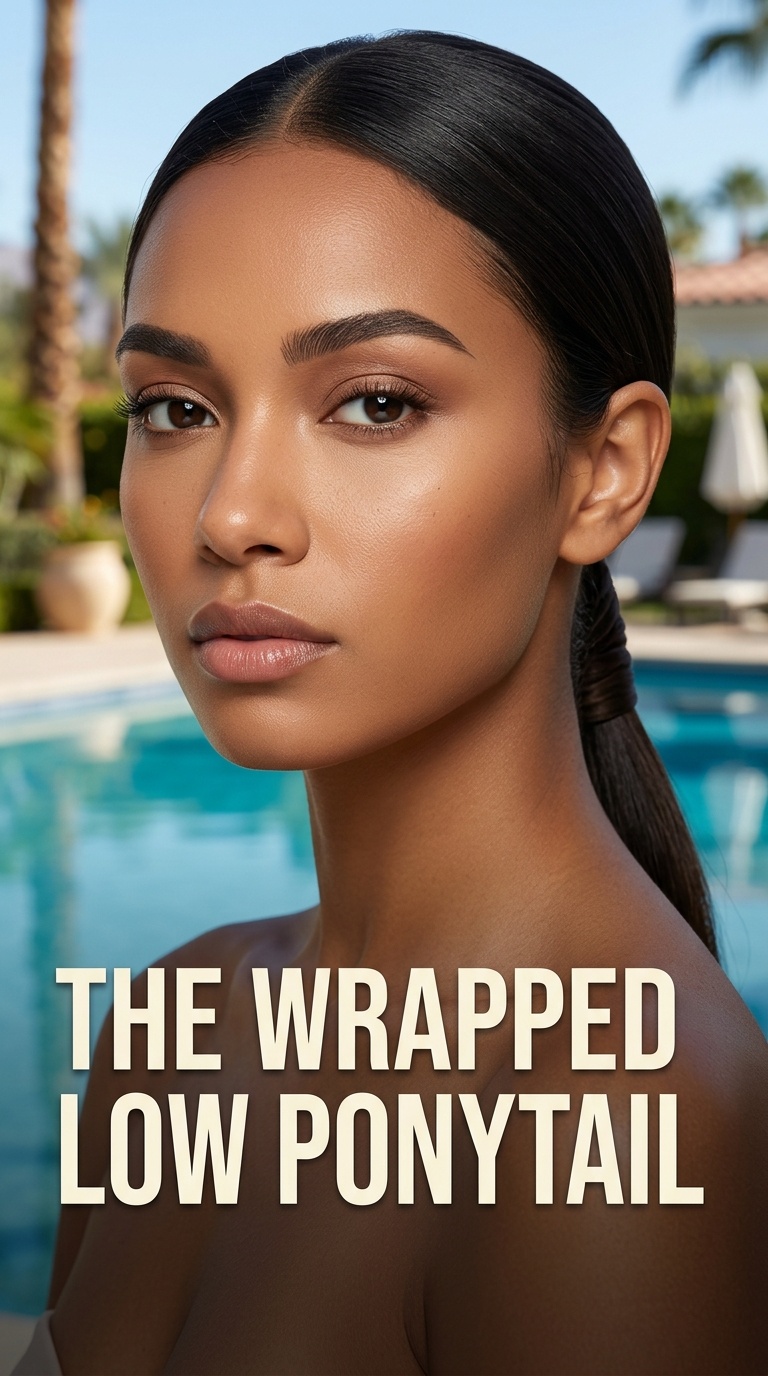 The Wrapped Low Ponytail