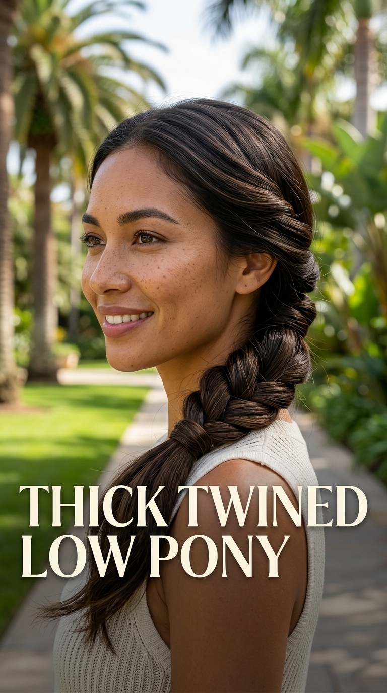 Thick Twined Low Pony