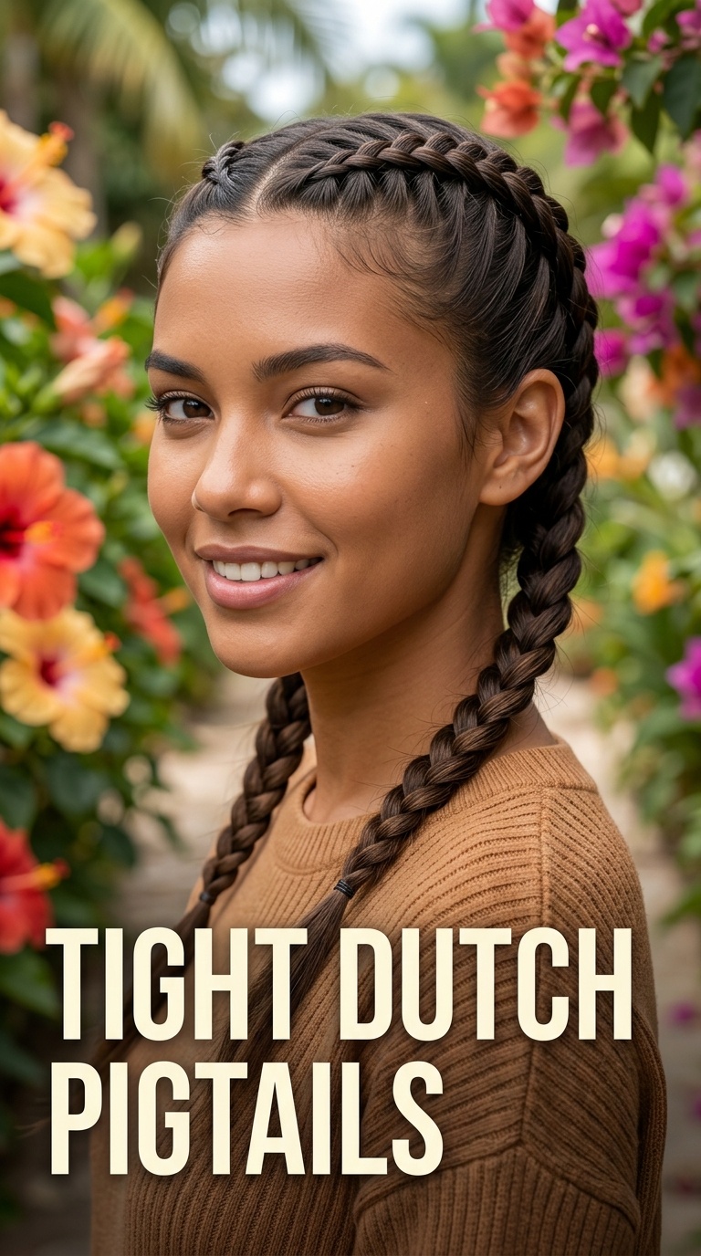 Tight Dutch Pigtails