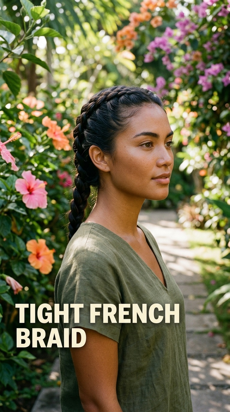 Tight French Braid