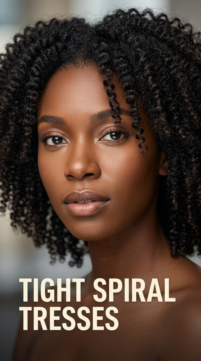 Tight Spiral Tresses