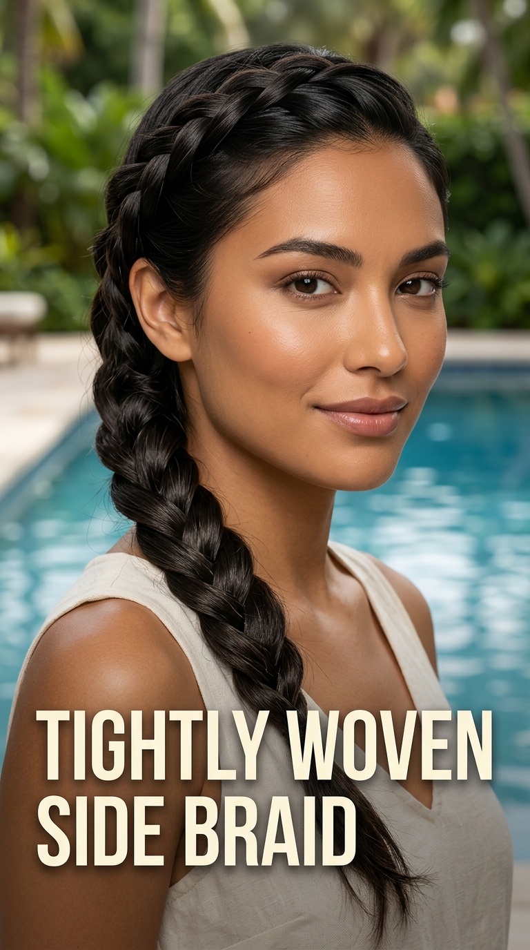 Tightly Woven Side Braid