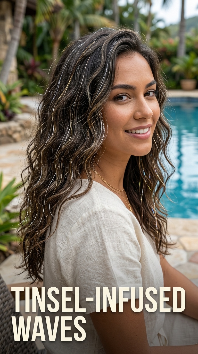 Tinsel-Infused Waves