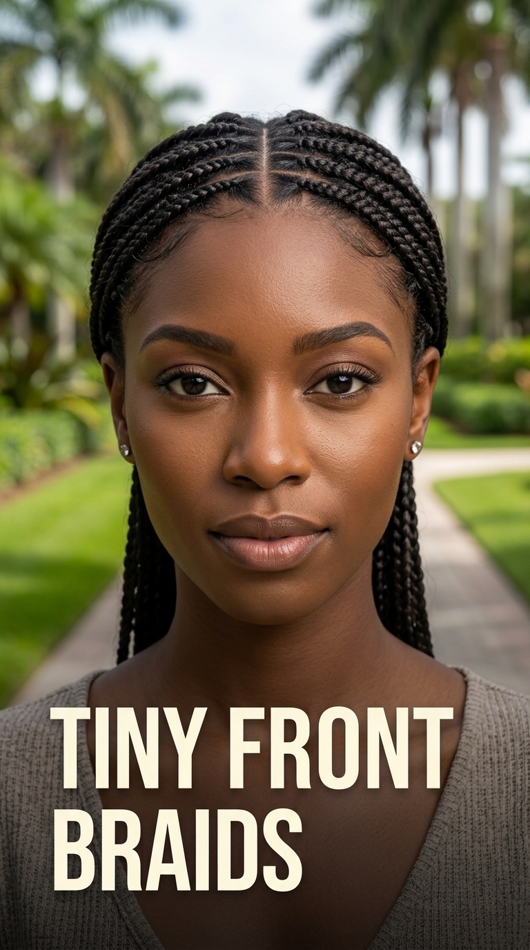 Tiny Front Braids