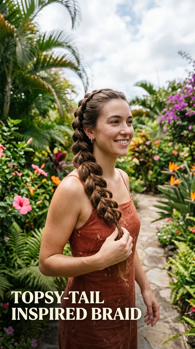 Topsy-Tail Inspired Braid
