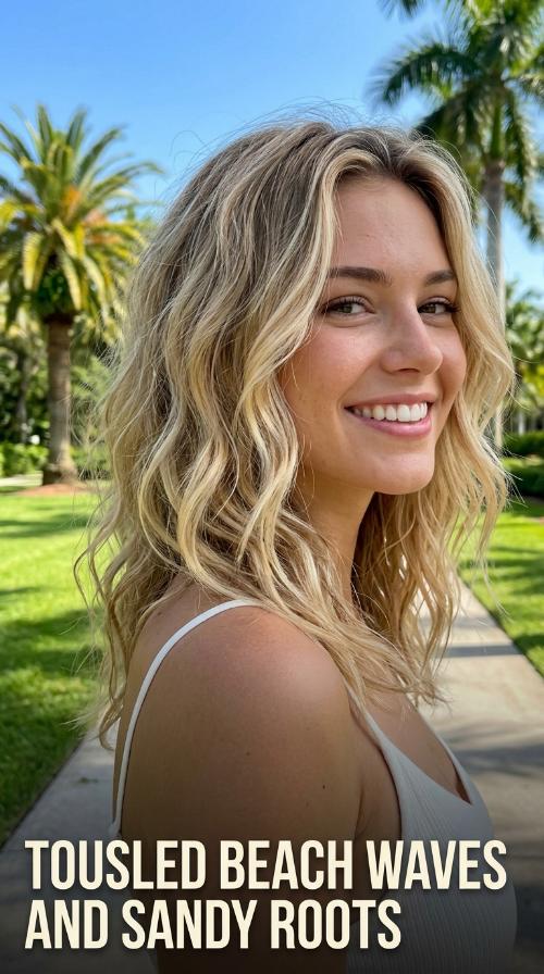Tousled Beach Waves and Sandy Roots