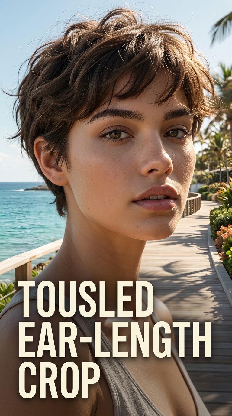 Tousled Ear-Length Crop