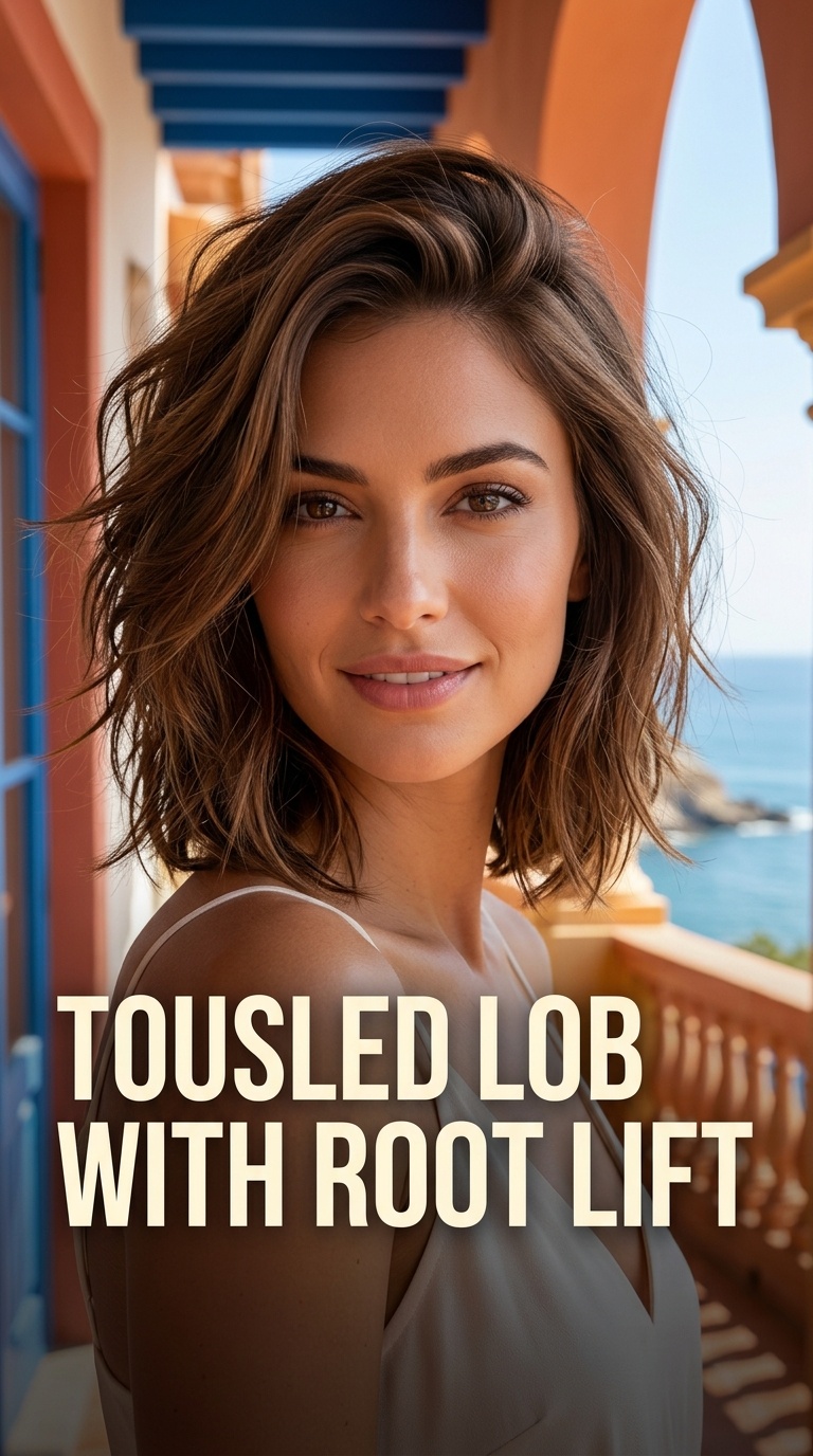 Tousled Lob with Root Lift