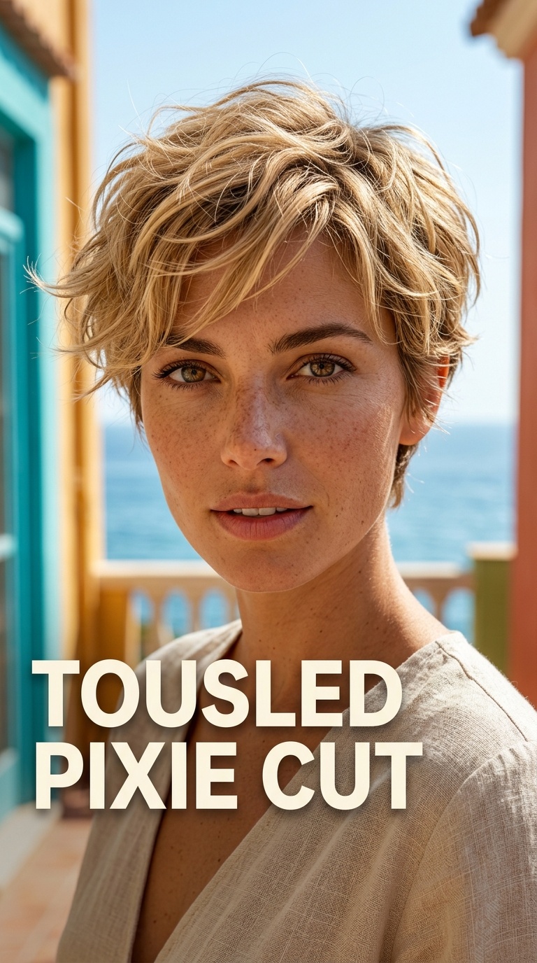 Tousled Pixie Cut