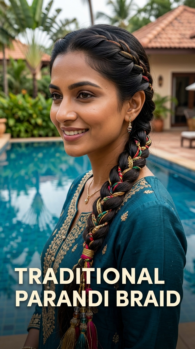 Traditional Parandi Braid