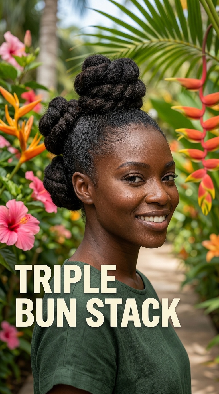 Triple Bun Stack