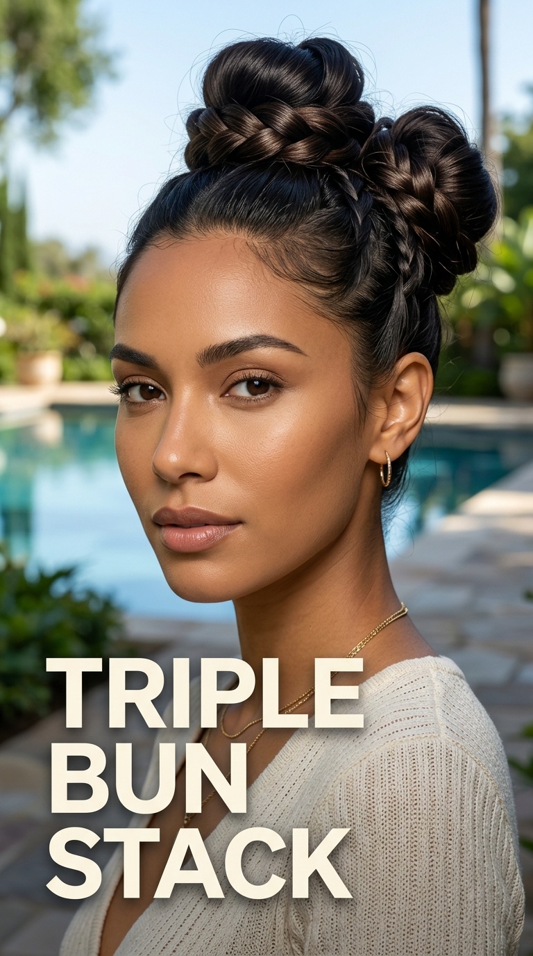 Triple Bun Stack