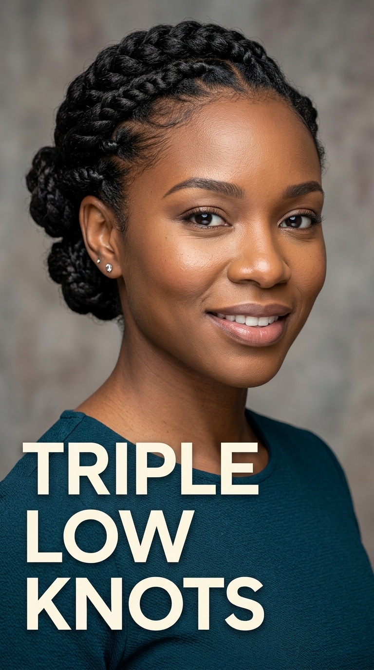 Triple Low Knots