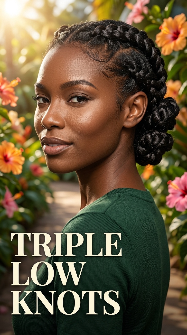 Triple Low Knots