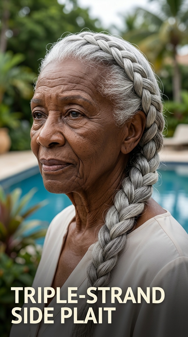 Triple-Strand Side Plait