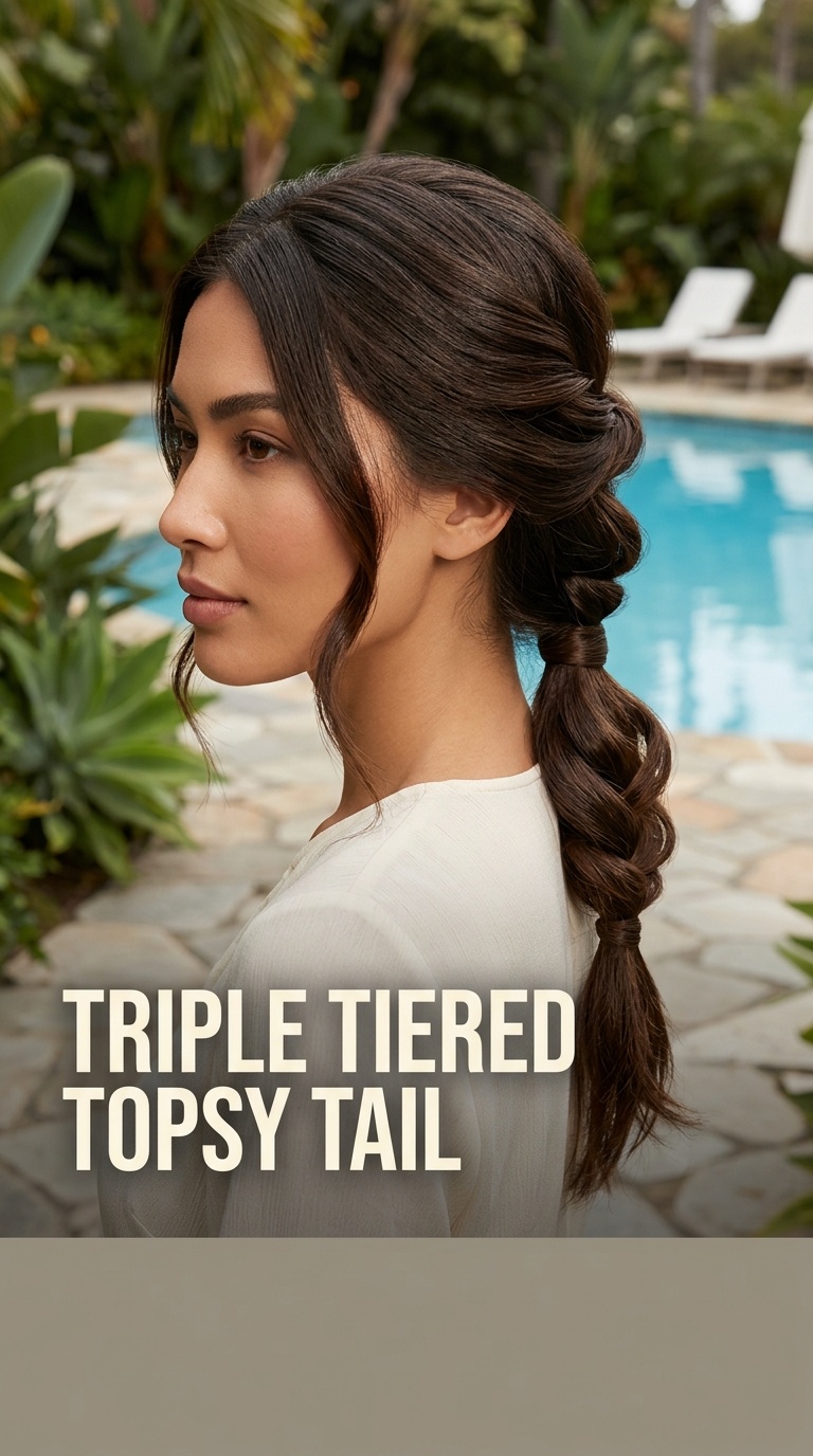 Triple Tiered Topsy Tail
