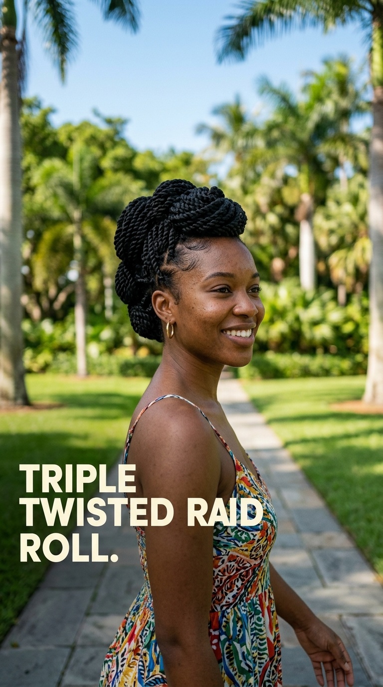 Triple Twisted Roll