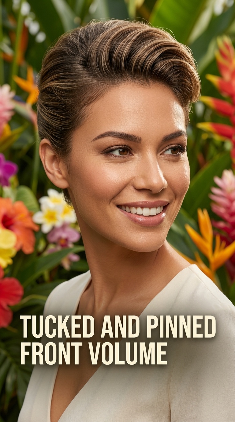 Tucked and Pinned Front Volume