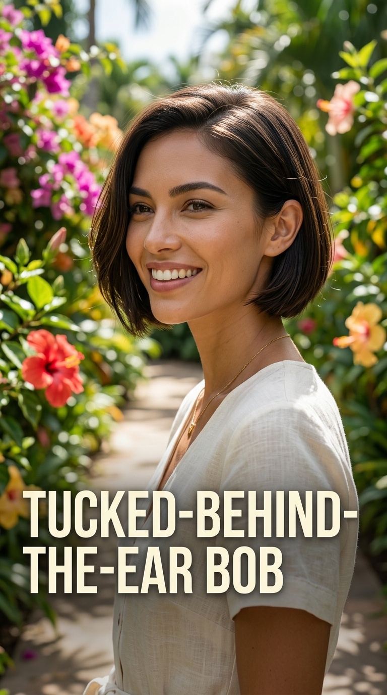 Tucked-Behind-The-Ear Bob