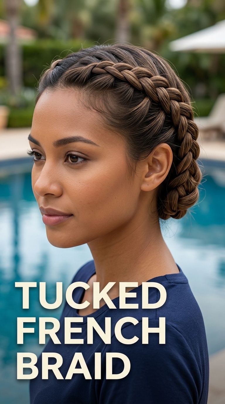 Tucked French Braid