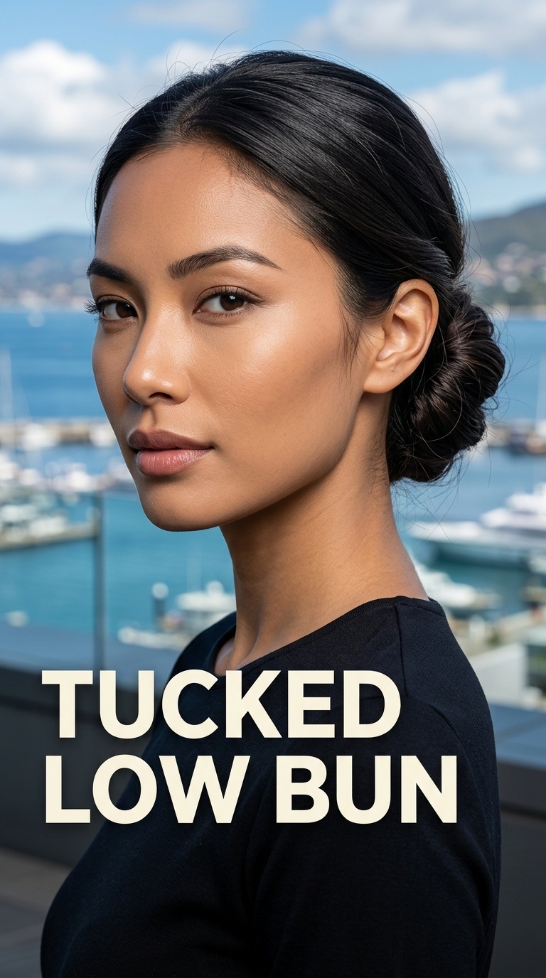 Tucked Low Bun