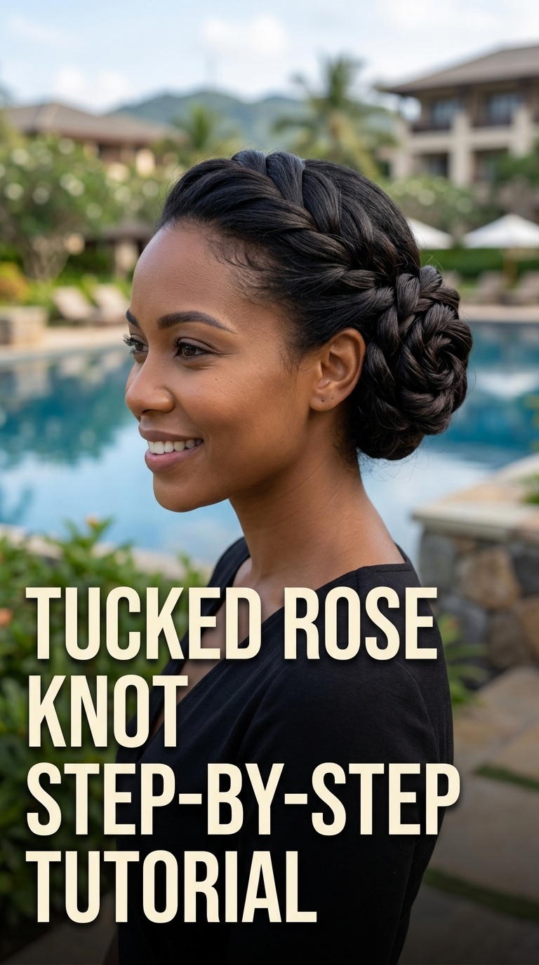 Tucked Rose Knot