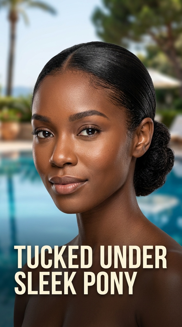 Tucked Under Sleek Pony