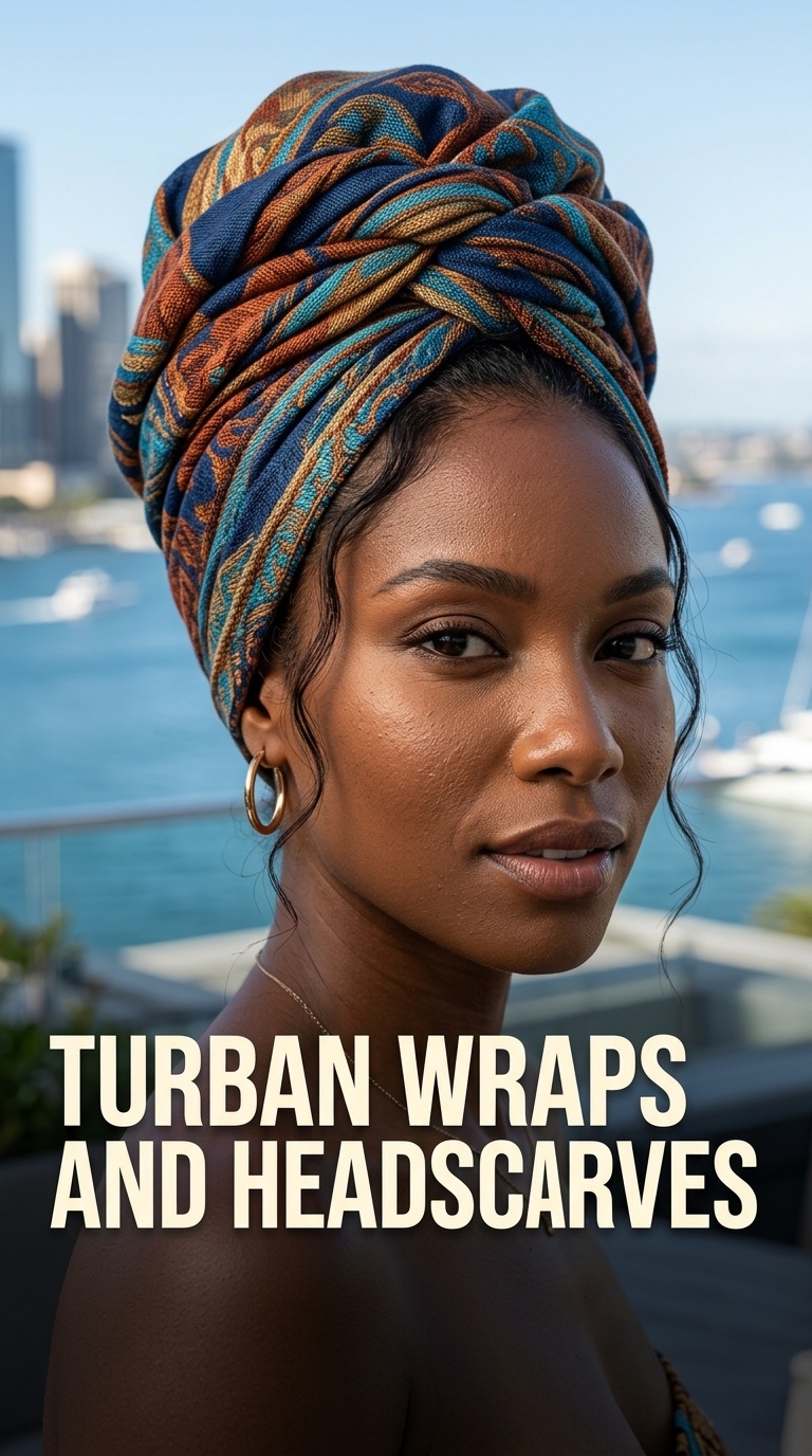 Turban Wraps and Headscarves