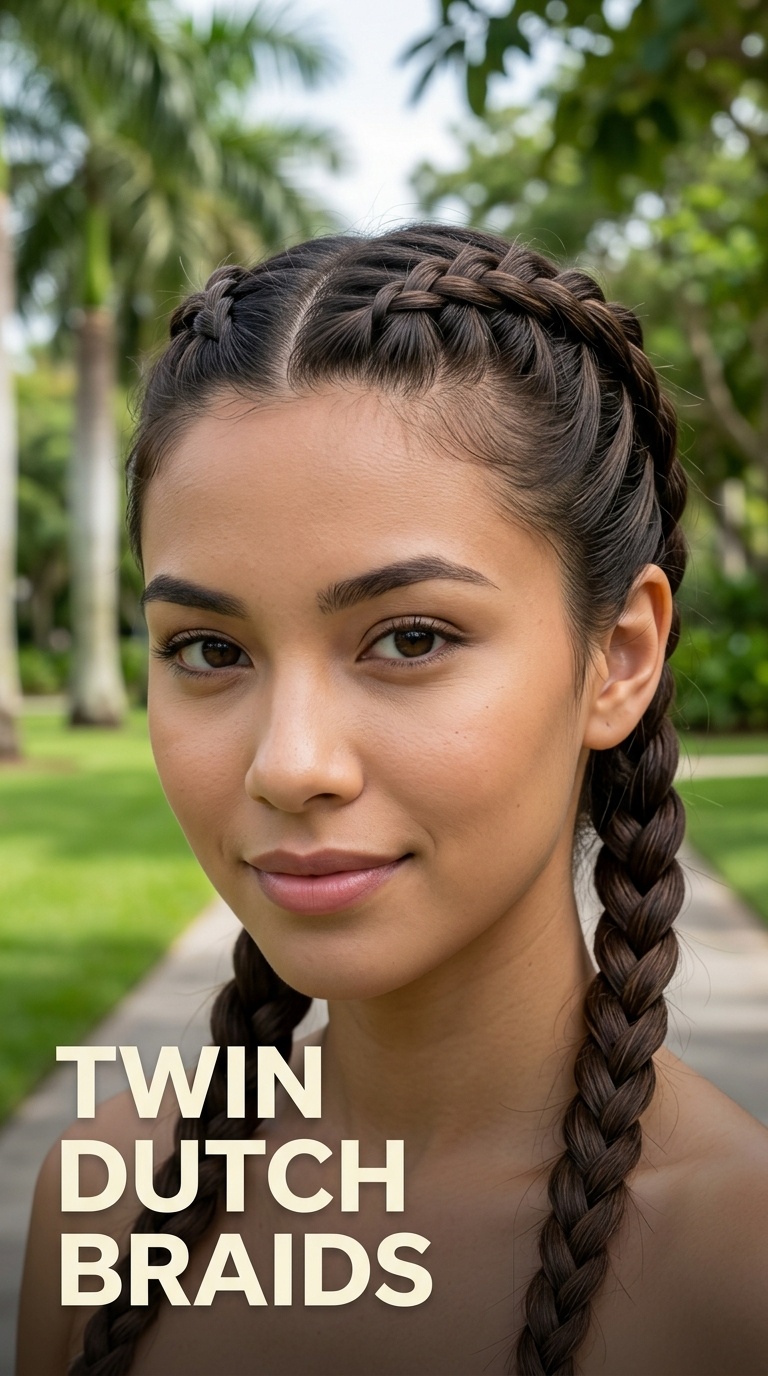Twin Dutch Braids